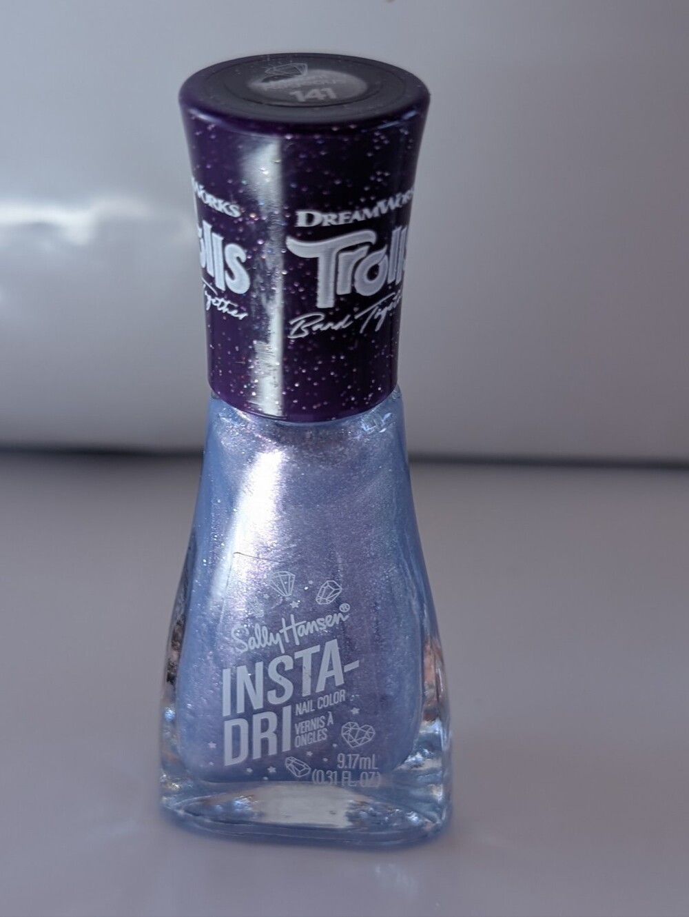 Rare Dream Works Trolls Insta-Dri Shimmery Iridescent Nail Polish. Mount Rageous